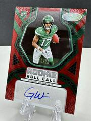 Garrett Wilson [Red Etch] #RCS-GW Football Cards 2022 Panini Certified Rookie Roll Call Signatures Prices