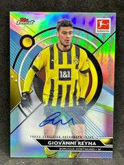 Giovanni Reyna #BCA-GR Soccer Cards 2022 Topps Finest Bundesliga Autographs Prices