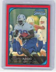 Joseph Addai [Red Refractor] #231 Football Cards 2006 Bowman Chrome Prices