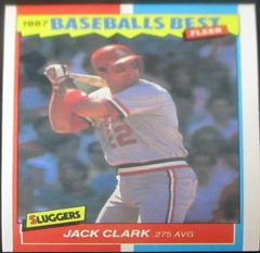 Jack Clark #9 Baseball Cards 1987 Fleer Baseball's Best Prices
