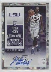 Jordan Mickey [Autograph Cracked Ice Ticket] #120 Basketball Cards 2015 Panini Contenders Draft Picks Prices