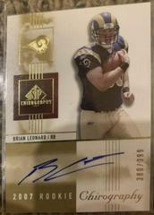 Brian Leonard [Autograph] Football Cards 2007 SP Chirography Prices