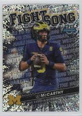 JJ McCarthy [Speckle] #FS-16 Football Cards 2022 Bowman's Best University Fight Song Prices