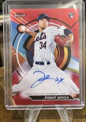 Kodai Senga [Red] #FA-KSA Baseball Cards 2023 Topps Finest Autographs Prices