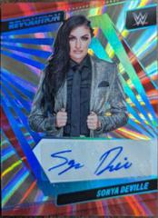 Sonya Deville [Sunburst] #AG-SDV Wrestling Cards 2022 Panini Revolution WWE Autographs Prices