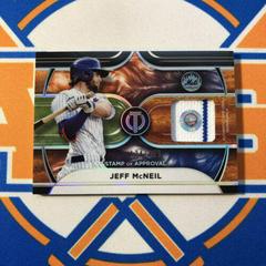 Jeff McNeil #SOA-JM Baseball Cards 2022 Topps Tribute Stamp of Approval Relics Prices