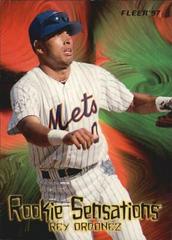 Rey Ordonez #10 Baseball Cards 1997 Fleer Rookie Sensations Prices