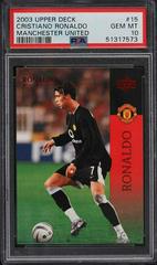 Cristiano Ronaldo #15 Soccer Cards 2003 Upper Deck Manchester United Prices