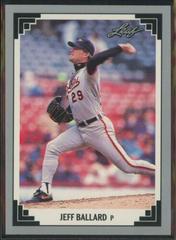 Jeff Ballard #522 Baseball Cards 1991 Leaf Prices