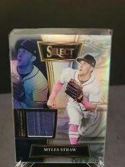 Myles Straw Baseball Cards 2022 Panini Select Swatches Prices