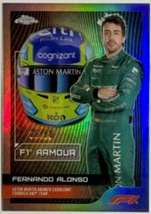 Fernando Alonso [Red Refractor] #AM-FA Racing Cards 2023 Topps Chrome Formula 1 Armour Prices