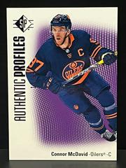Connor McDavid [Purple] #AP-20 Hockey Cards 2021 SP Authentic Profiles Prices