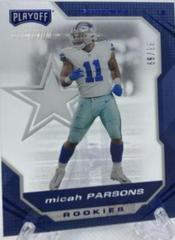 Micah Parsons [Blue] #PA-35 Football Cards 2021 Panini Chronicles Panini Prices