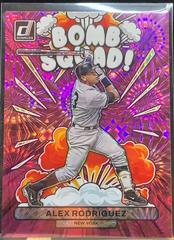 Alex Rodriguez [Pink Fireworks] Baseball Cards 2023 Panini Donruss Bomb Squad Prices