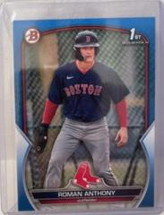 Roman Anthony [Blue] #BP-71 Baseball Cards 2023 Bowman Paper Prospects Prices