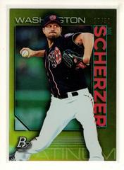 Max Scherzer [Gold] #2 Baseball Cards 2020 Bowman Platinum Prices