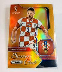 Andrej Kramaric [Orange] Soccer Cards 2022 Panini Prizm World Cup Scorers Club Prices