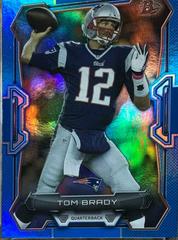 Tom Brady [Rainbow Foil Blue] #70 Football Cards 2015 Bowman Prices