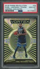 Karl Anthony Towns [Galactic] #29 Basketball Cards 2018 Panini Revolution Vortex Prices