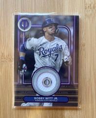 Bobby Witt Jr. [Purple] Baseball Cards 2024 Topps Tribute Stamp of Approval Prices