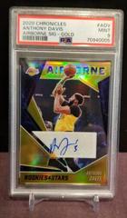 Anthony Davis [Gold] Basketball Cards 2020 Panini Chronicles Airborne Signatures Prices