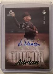 Adrian Morejon [Green] Baseball Cards 2021 Panini Chronicles Luminance Autographs Prices