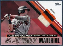 Mike Yastrzemski [Red] #MLM-MY Baseball Cards 2024 Topps Major League Material Prices