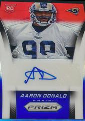 Aaron Donald [Red White Blue Prizm] #AR-AD Football Cards 2014 Panini Prizm Autograph Rookies Prices
