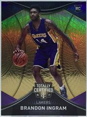Brandon Ingram [Gold] #101 Basketball Cards 2016 Panini Totally Certified Prices