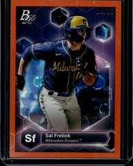 Sal Frelick [Orange] Baseball Cards 2022 Bowman Platinum Precious Elements Prices