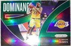 LeBron James [Green Prizm] Basketball Cards 2021 Panini Prizm Dominance Prices