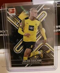 Erling Haaland [Black Wave] Soccer Cards 2021 Topps Finest Bundesliga Prices