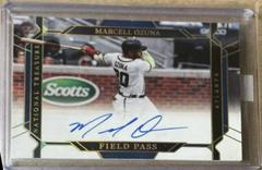 Marcell Ozuna [Holo Gold] Baseball Cards 2022 Panini National Treasures Field Pass Signatures Prices