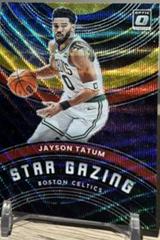 Jayson Tatum [Red Gold Wave] #13 Basketball Cards 2022 Panini Donruss Optic Star Gazing Prices