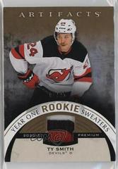 Ty Smith [Patch] #RS-SM Hockey Cards 2021 Upper Deck Artifacts Year One Rookie Sweaters Prices