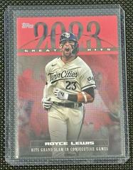 Royce Lewis [Red] #23GH-23 Baseball Cards 2024 Topps Greatest Hits Prices