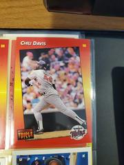 Chili Davis #27 Baseball Cards 1992 Panini Donruss Triple Play Prices