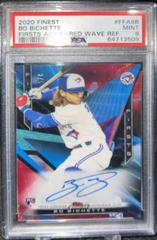Bo Bichette [Red Wave Refractor] #FFA-BB Baseball Cards 2020 Topps Finest Firsts Autographs Prices
