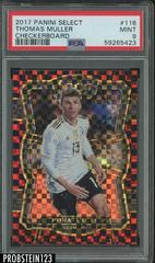 Thomas Muller [Checkerboard] Soccer Cards 2017 Panini Select Prices
