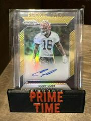 Cody Core [Gold] #RA-CCR Football Cards 2016 Panini Prizm Rookie Autograph Prices