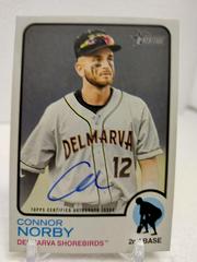 Connor Norby Baseball Cards 2022 Topps Heritage Minor League Real One Autographs Prices