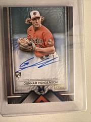 Gunnar Henderson [Sapphire] #AA-GH Baseball Cards 2023 Topps Museum Collection Archival Autographs Prices