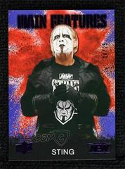 Sting [Purple] Wrestling Cards 2021 Upper Deck AEW Main Features Prices