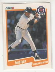 Fred Lynn #609 Baseball Cards 1990 Fleer Canadian Prices