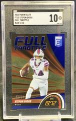 Stefon Diggs [Blue] #FT23 Football Cards 2022 Panini Donruss Elite Full Throttle Prices