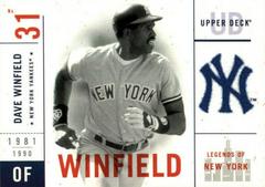 Dave Winfield Baseball Cards 2001 Upper Deck Legends of NY Prices