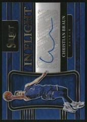 Christian Braun [Blue] #IN-CBR Basketball Cards 2022 Panini Chronicles Draft Picks In Flight Signatures Prices