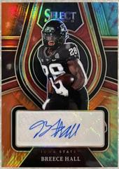 Breece Hall [Tie Dye] #RS-BHA Football Cards 2022 Panini Select Draft Picks Rookie SIgnatures Prices