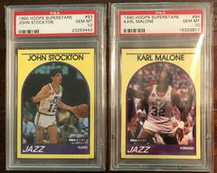 John Stockton #93 Basketball Cards 1990 Hoops Superstars Prices