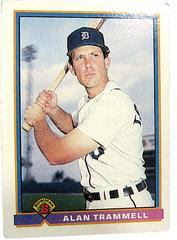 Alan Trammell #154 Baseball Cards 1991 Bowman Prices